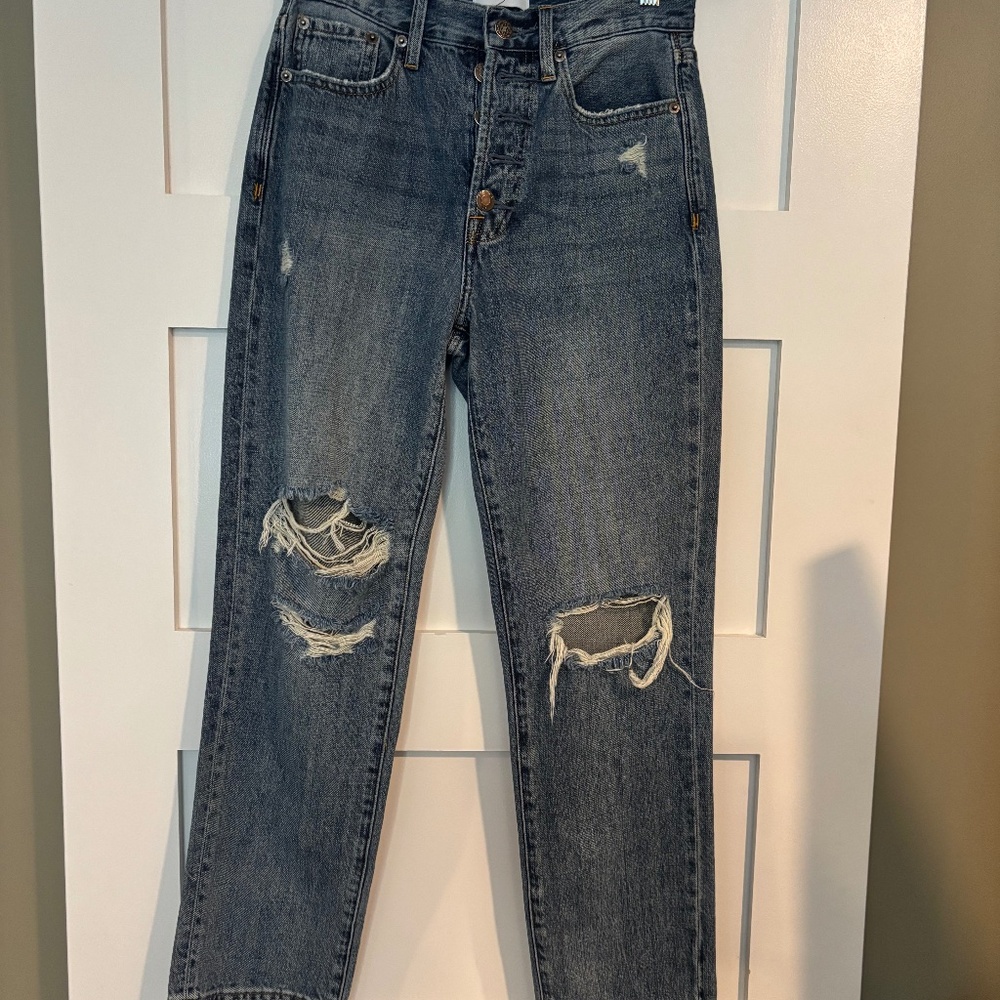 Pistola Charlie High Waist Straight Leg Jeans (Mayer Distressed)